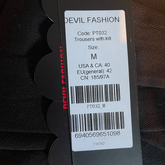 Devil Fashion "Incubus" Punk Ripped Trouser - Picture 7 of 11